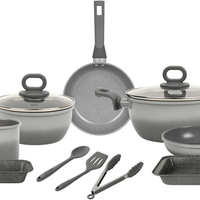 Jogo de panelas Ceramic Line Black+Decker - 10 peças