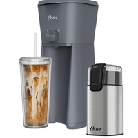 Cafeteira Oster para café geleado e moedor elétrico