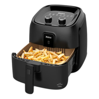 Air Fryer Philco 9l 2000w Cesto Quadrado Gold Paf90b Cor Preto