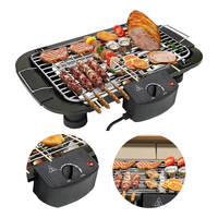 Churrasqueira Eletrica Salsichas De Churrasco Bife Grelhado Preto 127v