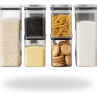 Kit 6 Potes Organizador Hermético