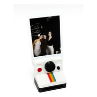 Porta Retrato Polaroid Retrô Criativo Em 3d Branco