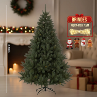 Árvore Natal 2.10m Luxo 850 Galhos