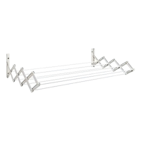 Varal Sanfonado Retrátil Parede 80 Cm Alumínio Resistente