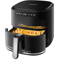 Fritadeira Elétrica Air Fryer Mondial 5L 110V 2000W – Digital Inox