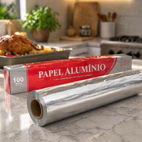 Rolo Papel Alumínio 30cm x 100m
