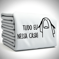 Pano De Prato Memes Frases Engraçadas Kit 05 Unidades Branco Memes