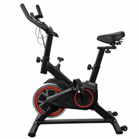 Bike Spinning para exercícios com volante e display LCD