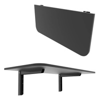 Mesa Dobrável Parede Prateleira Mesinha Retrátil Preto