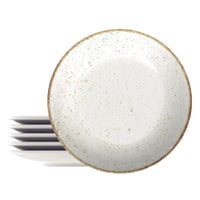 Kit 6 pratos fundos Tramontina Rústico Decorado 22 cm