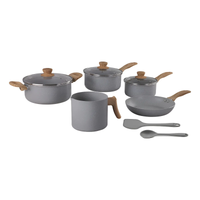 Jogo De Panelas Indução Brinox Cerâmica 7 Peças Easy Gris
