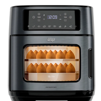 Fritadeira Elétrica WAP Air Fryer Oven Digital Black Inox