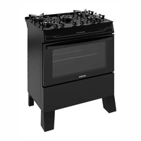 Fogão de Piso 5 Bocas Itatiaia Electra Glass