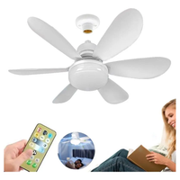 Lâmpada Ventilador De Teto Controle Remoto