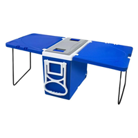 Caixa Termica Arqplast 32L Multifuncional 3 Em 1 com Rodinhas Cor Azul