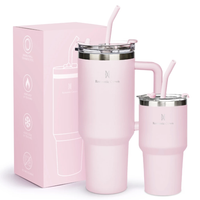 Kit 2 Copo Térmico Inox Portátil