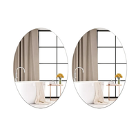 Kit Dois Espelhos Oval