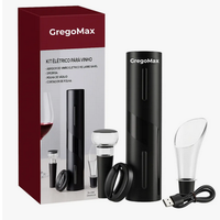 Kit abridor de vinho elétrico Gregomax