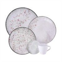 Jogo de Jantar Floralis Porcelana Decorada 20 Peças
