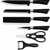Jogo de facas inox com 6 peças