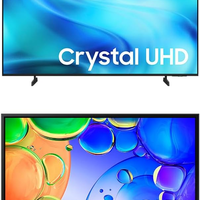Samsung Combo Smart TV 58" Crystal UHD 4K U8000H + Samsung Smart TV 43" QLED Full HD