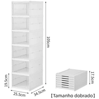 Sapateira vertical de 6 andares
