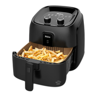 Air Fryer Philco 9l 2000w Cesto Quadrado Gold Paf90b