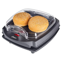 Grill Elétrico Oster Burguer 2 em 1 com Estufa, 110V, 1200W, OGRL500