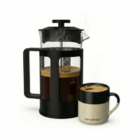 Prensa Francesa 350 ml em Aço Inox e Vidro