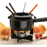Jogo de Fondue esmaltada Inox 1,25 L