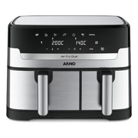 Fritadeira Sem Óleo Airfryer Arno Dual 5,2l+3,1l Afd2