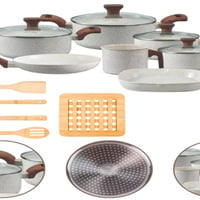 Jogo De Panelas Indução Style Cook 12 Peças Marmól Mimo
