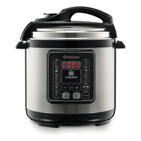 Eletrozon Elt-808 Panela de Pressão Elétrica 6 Litros Inox Eletrozon