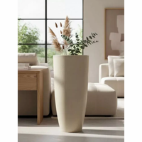 Vaso Luxo Planta Sala Coluna Ibiza Cone