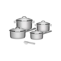 Jogo de Panelas Tramontina Aço Inox Solar 4 Peças