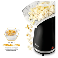 Pipoqueira Elétrica Sem Óleo Philco 1200w Ppie01a Cor Preto