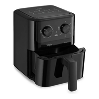 Fritadeira Elétrica Air Fryer Quad Fry Elgin 4,2 L, 1400w Preto