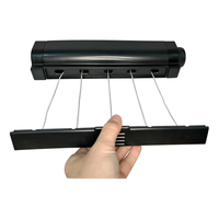 Varal Automático Rotoflex Retratil Recolhivel de Parede 5 Cordas Secalux Preto