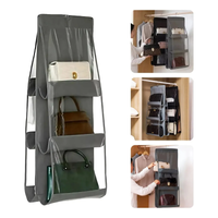 Organizador Bolsas Cabide Separador 6 Divisórias Prateleira