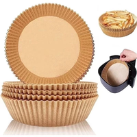 50PCS fritadeira de ar forro de papel antiaderente