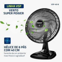 Ventilador de Mesa Mondial 220V