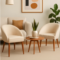 Kit 2 Cadeira Lua Decorativa Poltrona Lua