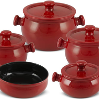 Conjunto de panelas de Cerâmica Ceraflame 5 peças