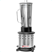 Liquidificador industrial KD Eletro Liquidificador Industrial LAR-2 2 L aço inoxidável