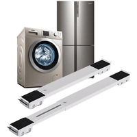 Base Suporte com Rodinhas Móvel Ajustável para Eletrodomésticos