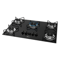 Cooktop a Gás Fischer 5 Bocas Fit Line Trempe