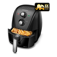 Fritadeira Sem Óleo Air Fryer 4l Mondial 1500W AFN-40-BFT