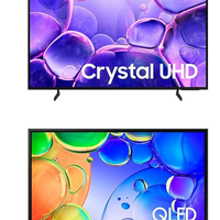 Combo 2 em 1: Smart TV 55" Crystal UHD 4K U8100F + Smart TV 43" QLED Full HD