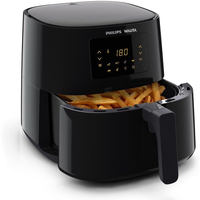 Philips Walita Preta Fritadeira Airfryer Essential XL Digital, 6.2L de capacidade, 110V, 2000W