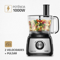 Multiprocessador Turbo Chef 5 em 1 Mondial 1000W MPN-01-B